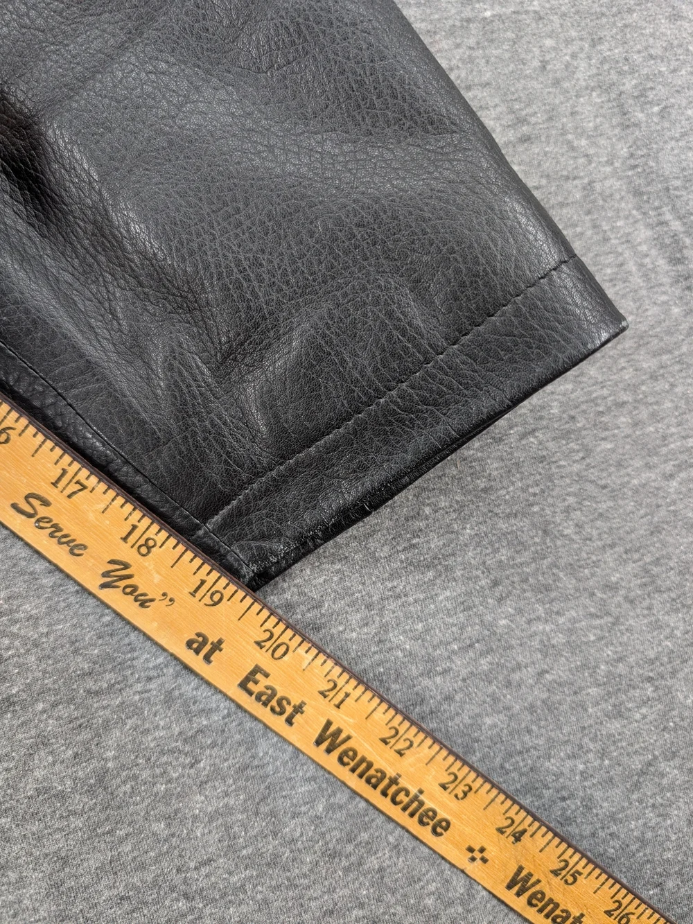 Men's Black Leather Zip Bomber Jacket